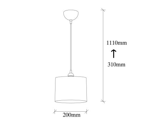 Valaisimet Berceste - 195BLACK-S