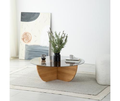 Sohvapöytä Lily Wood - Fume, Tammi