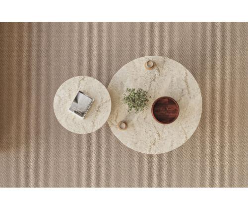 Sohvapöytä Private - Travertiini, pähkinäpuu