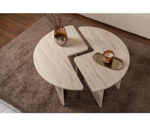 Sohvapöytä Moira - Travertiini