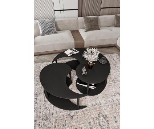 Sohvapöytä Yin Yang 3 70 - Musta