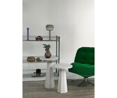 Sohvapöytä Lilyum (57 + 47) - Valkoinen