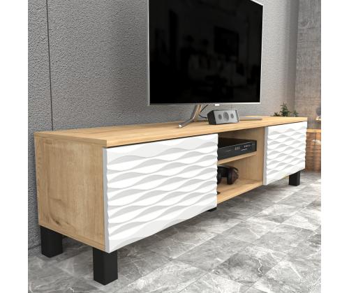 TV-pöytä Lukas - Sapphire, Valkoinen