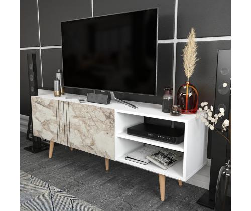 TV-pöytä Ronas - Valkoinen