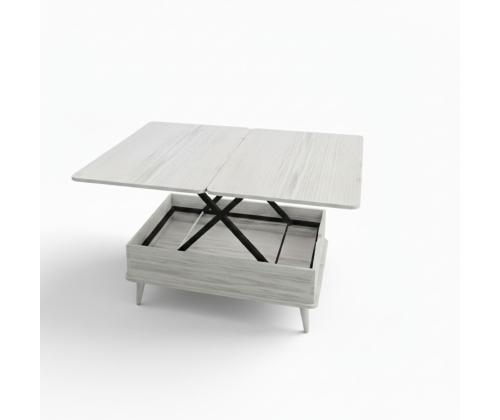 Sohvapöytä Dy Ada - Antiikkivalkoinen