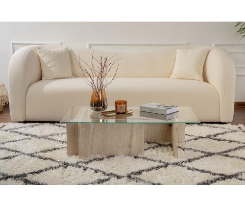 Sohvapöytä Flavio - Travertiini