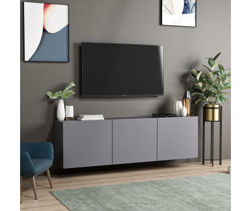 TV laud Valkoinen - Antrasiitti