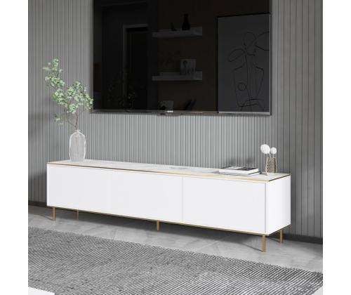 TV-pöytä Imaj - Marmori, Valkoinen