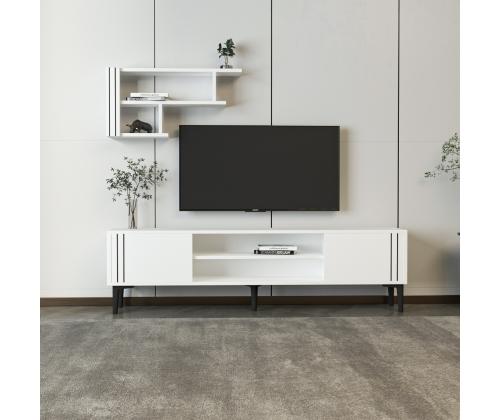 TV laud Snow Set - Valkoinen