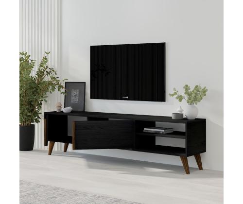 TV-pöytä Benoit - Puu Musta