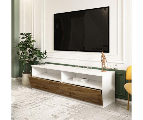 TV laud Centra - Valkoinen, Luonnollinen