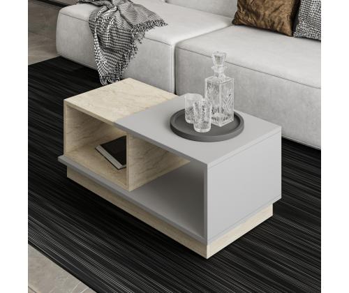 Sohvapöytä Consept - Travertiini, harmaa
