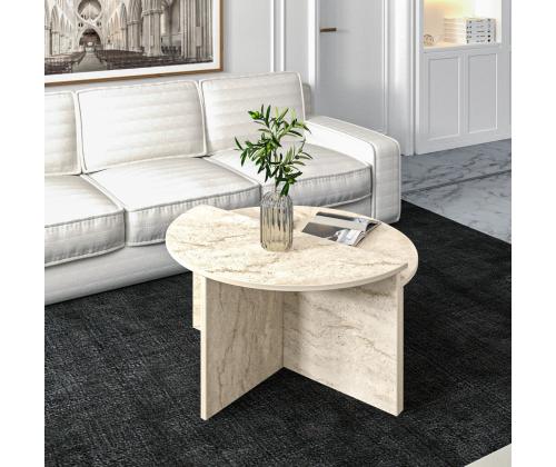 Sohvapöytä Dolunay - Travertiini