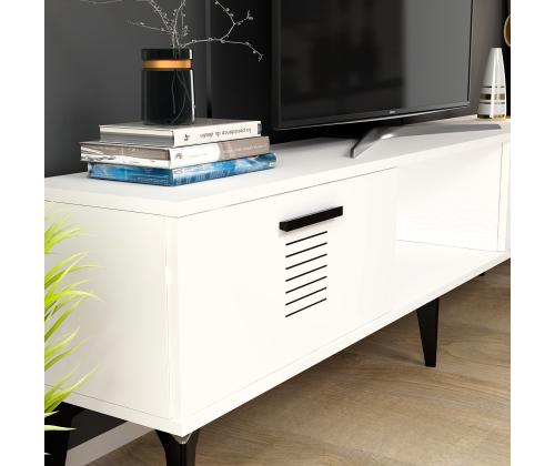 TV-pöytä Asimo - Valkoinen