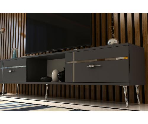 TV laud Line - Antrasiitti, hopea