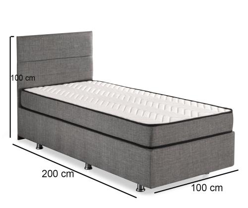Hopea - harmaa (100 x 200)