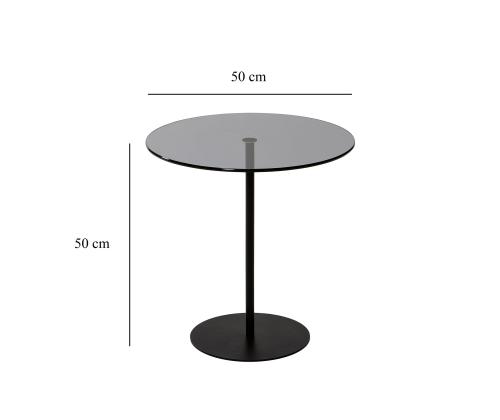 Chill-Out sohvapöytä - Musta, Tummanharmaa