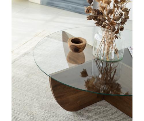 Sohvapöytä Lily Puu - Pähkinä