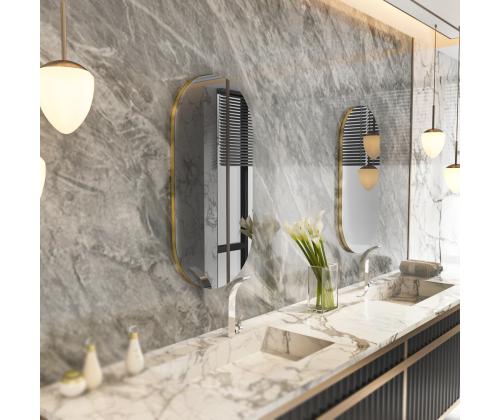 Peilipinnat - Tummanharmaa, kultainen