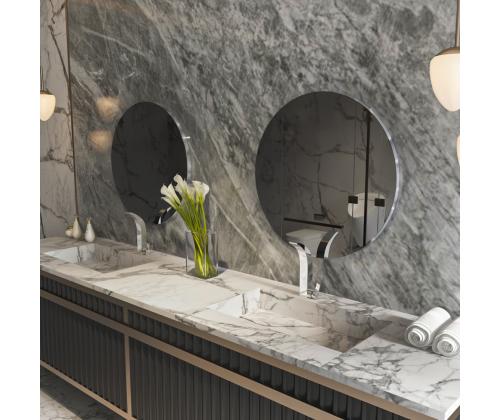 Peili Oneas - Tummanharmaa, hopea