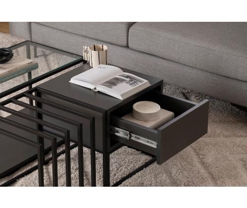 Sohvapöytä Charlotte - Musta