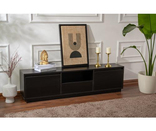 TV-pöytä Vanguard - Puu Musta