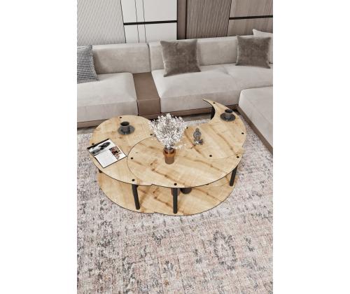 Sohvapöytä Yin Yang 3 70 - Tammi