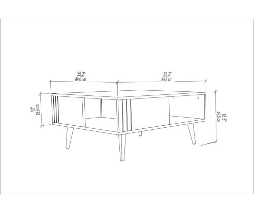 Sohvapöytä Ronas - Pähkinä