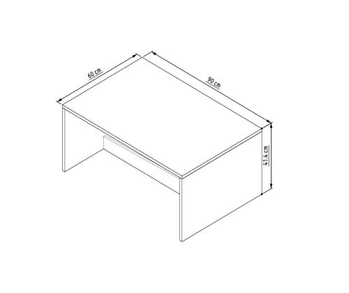 Sohvapöytä Lenna - Sapphire Oak