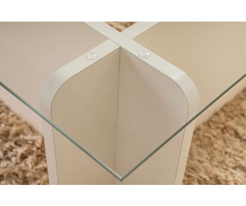 Sohvapöytä Flavio - Puinen valkoinen