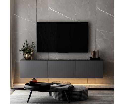 TV laud Neon valaistu - Antrasiittipunainen