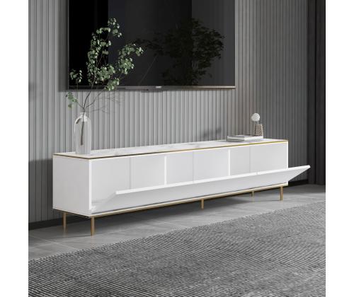 TV-pöytä Imaj - Marmori, Valkoinen