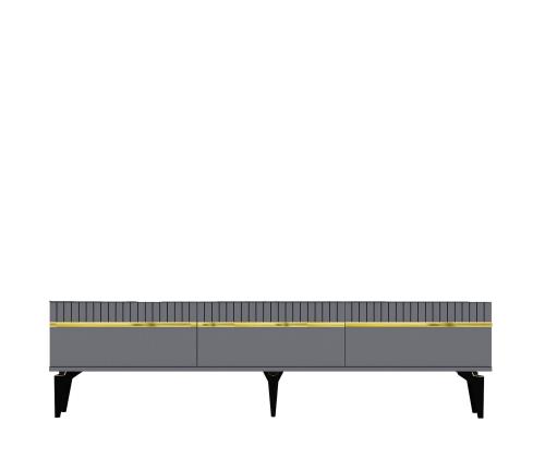 TV laud Defne - Antrasiitti, kultainen