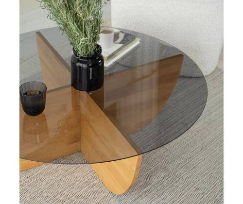 Sohvapöytä Lily Wood - Fume, Tammi