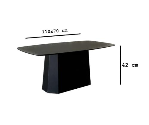Sohvapöytä Lilyum Large - Musta