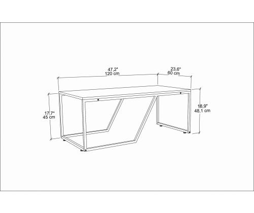 Sohvapöytä Wendy - Musta