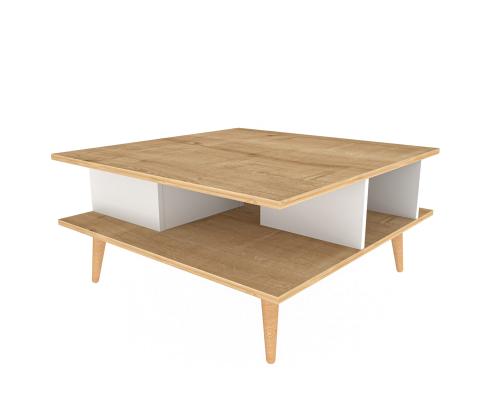 Sohvapöytä Akya - Tammi, Valkoinen