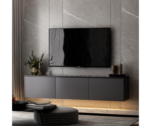 TV laud Neon valaistu - Antrasiittipunainen