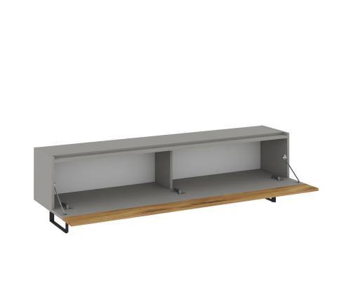 TV-kyltti - harmaa, tammi