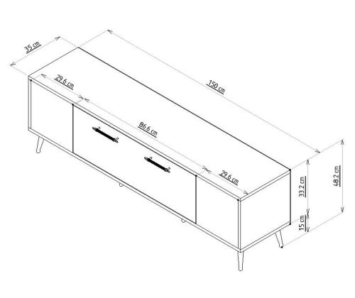 TV laud Detas - Antrasiitti, Hopea
