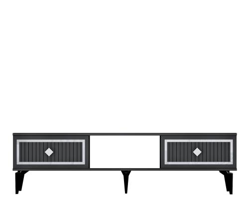 TV-pöytä Nil - Antrasiitti, Hopea