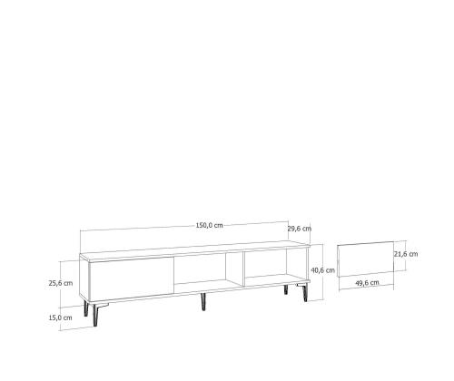 TV laud Weny Bohem takka - Antrasiitti