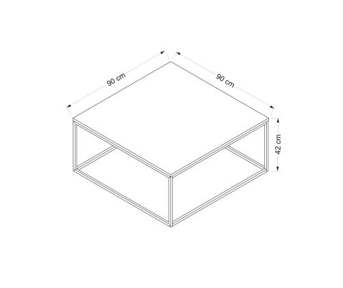 Sohvapöytä Loni - Antrasiitti