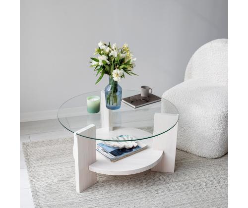 Sohvapöytä Mahal - Valkoinen