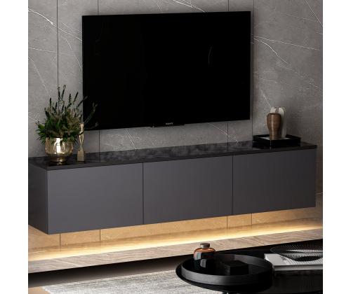 TV laud Neon valaistu - Antrasiittipunainen