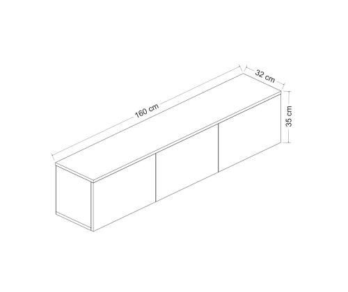 TV laud Neon - Pähkinä