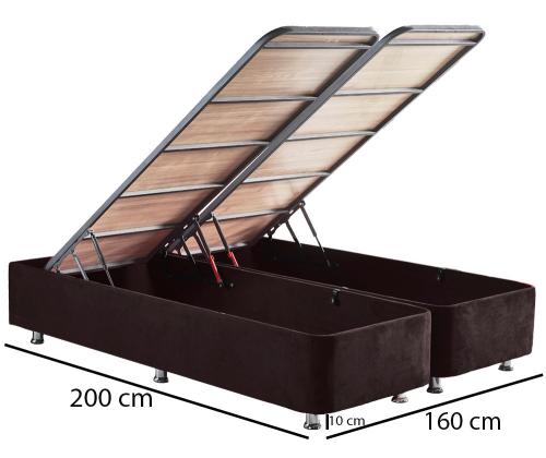 Ela Double - Musta (160 x 200)