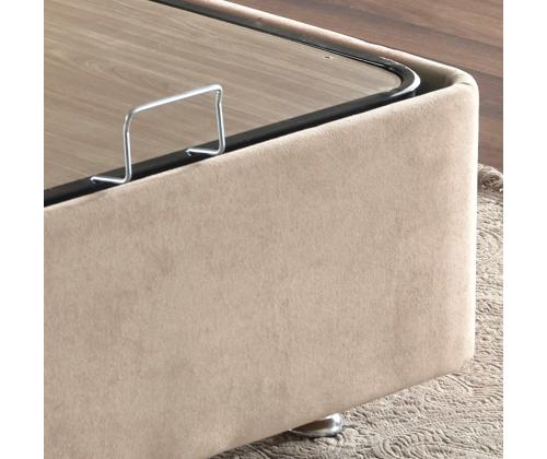 Ela Double - vaaleanruskea (180 x 200)