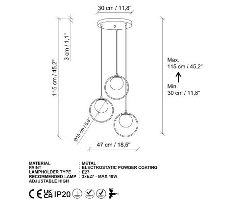 Valaisimet Dolunay - 4507