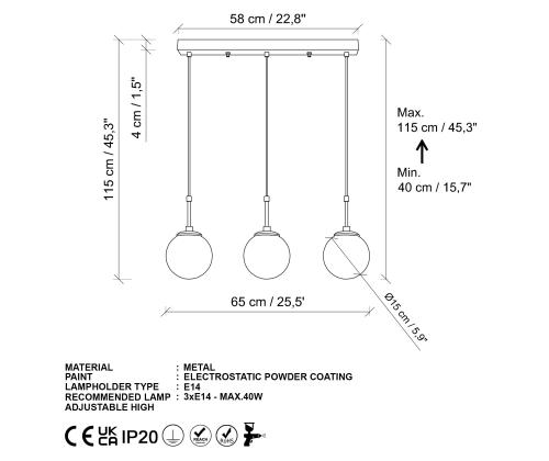 Valaisimet Orbıtal - 15-14012